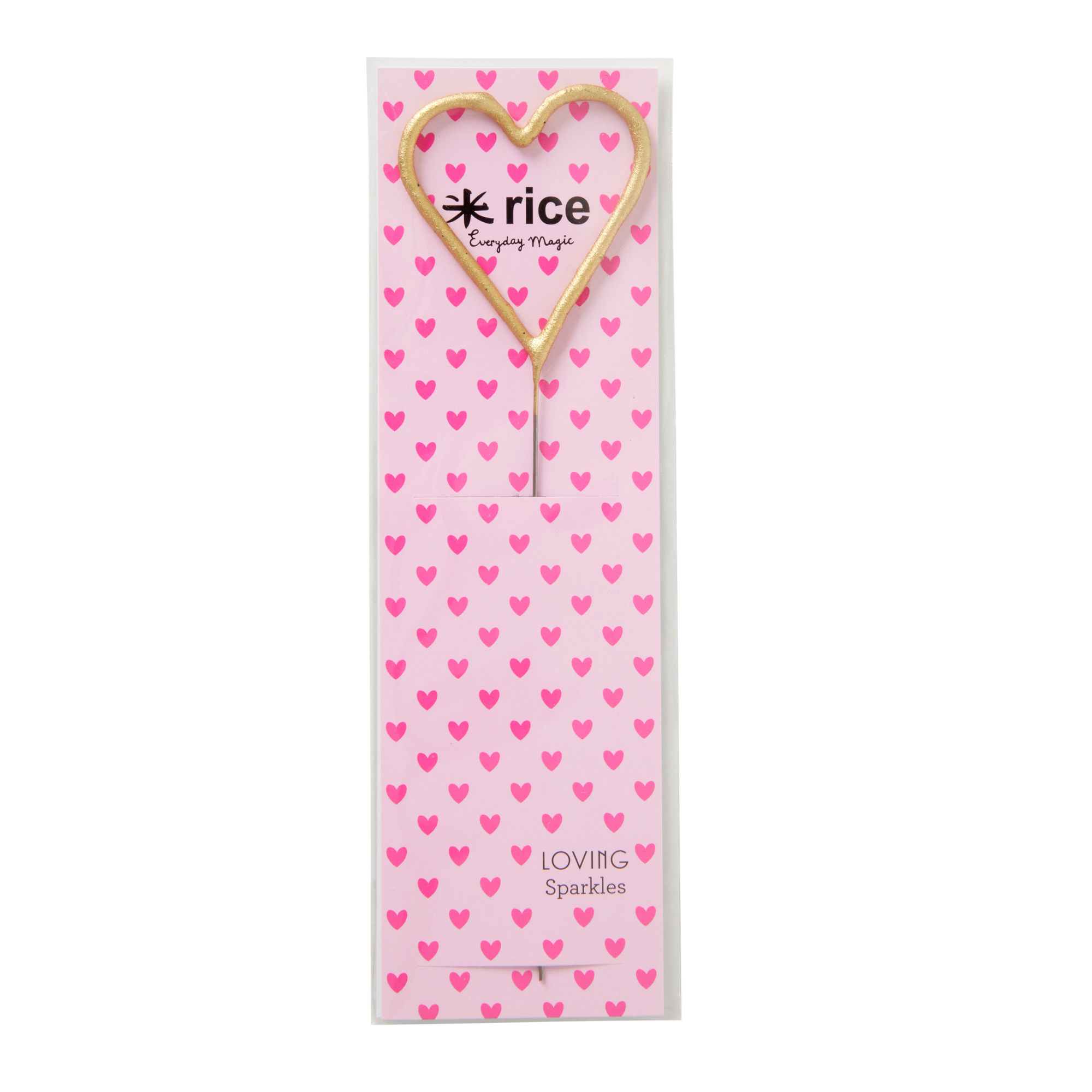 Bougie scintillante - Or – RICE by RICE