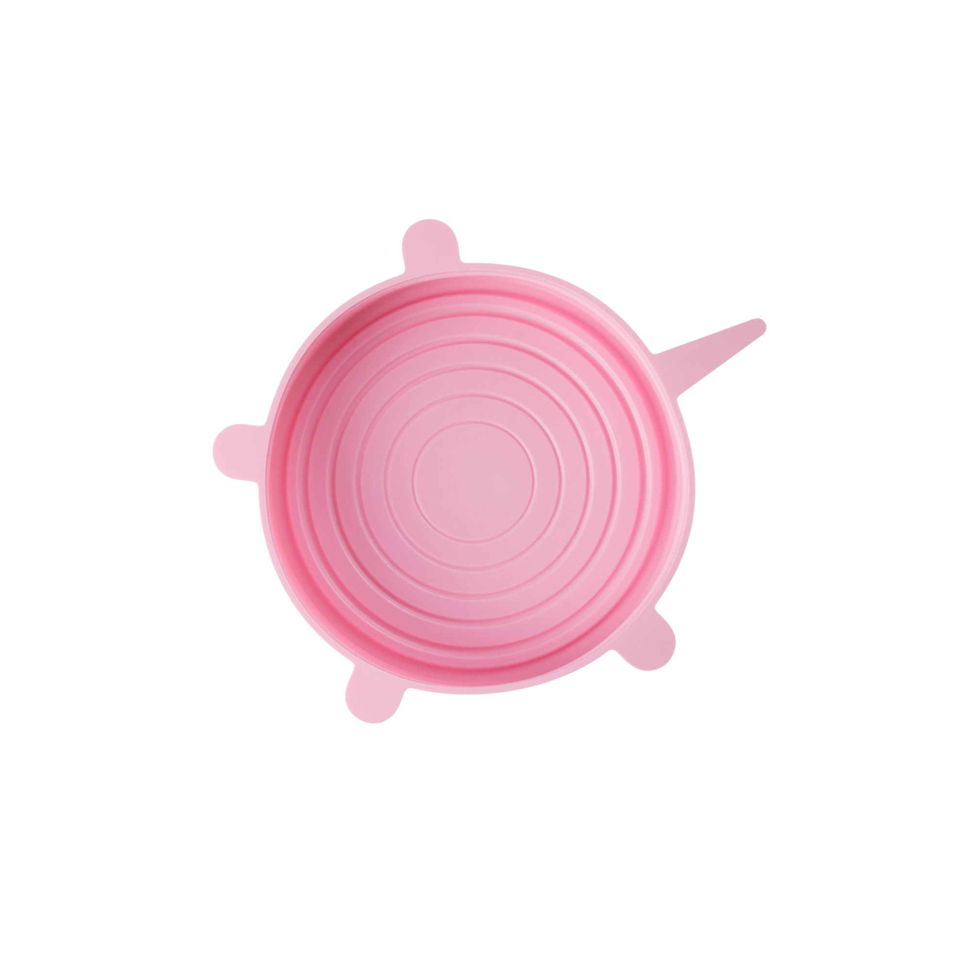 Coperchio in silicone rosa per insalatiera