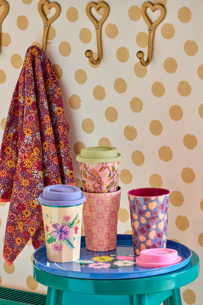 Cotton Tea Towel - Multicolor - Wild Flowers Print Environment