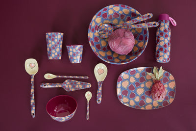 Salad Spoon - Multicolor - Figs In Love Print Environment