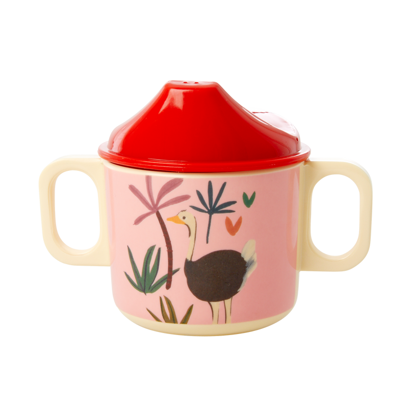 Buy Melamine Baby Cup - Pink - Jungle Animals Print