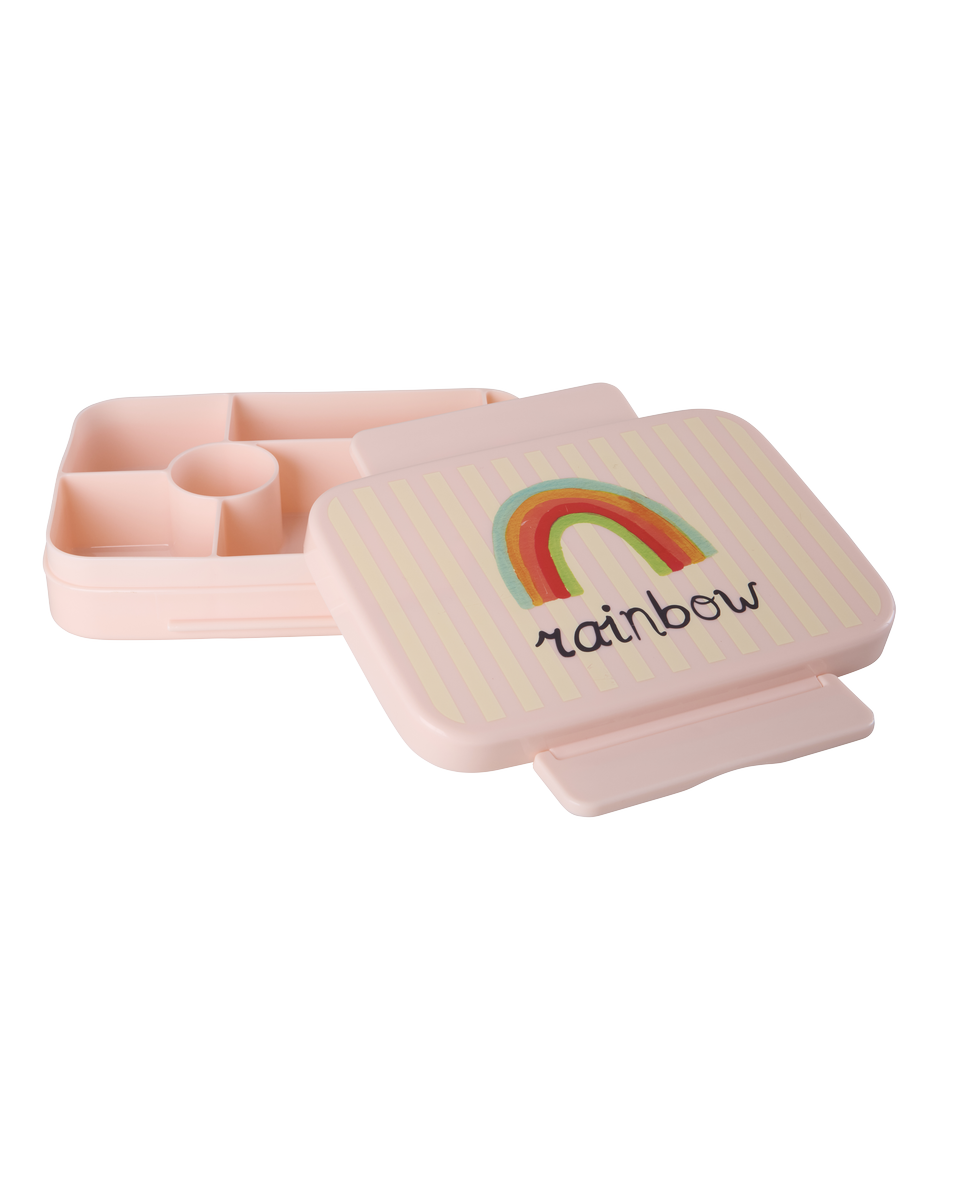 Plastic Lunchbox - Zacht roze - ABC