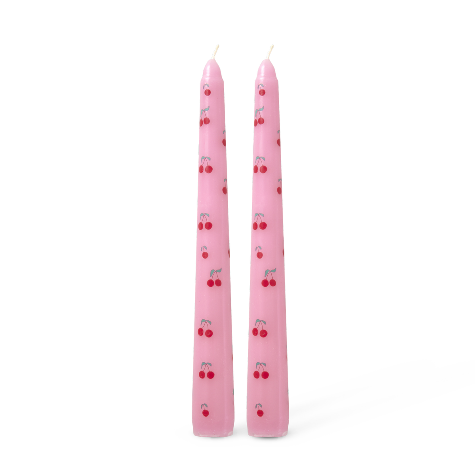 Buy Parafin Wax Candle - Pink - Cherry Love Print - 2-pack