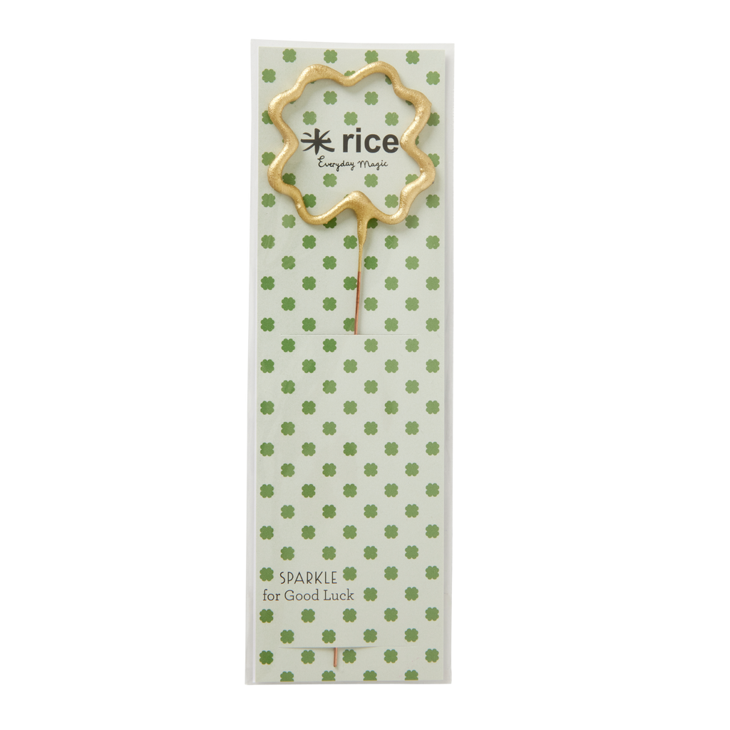 Bougie scintillante - Vert – RICE by RICE