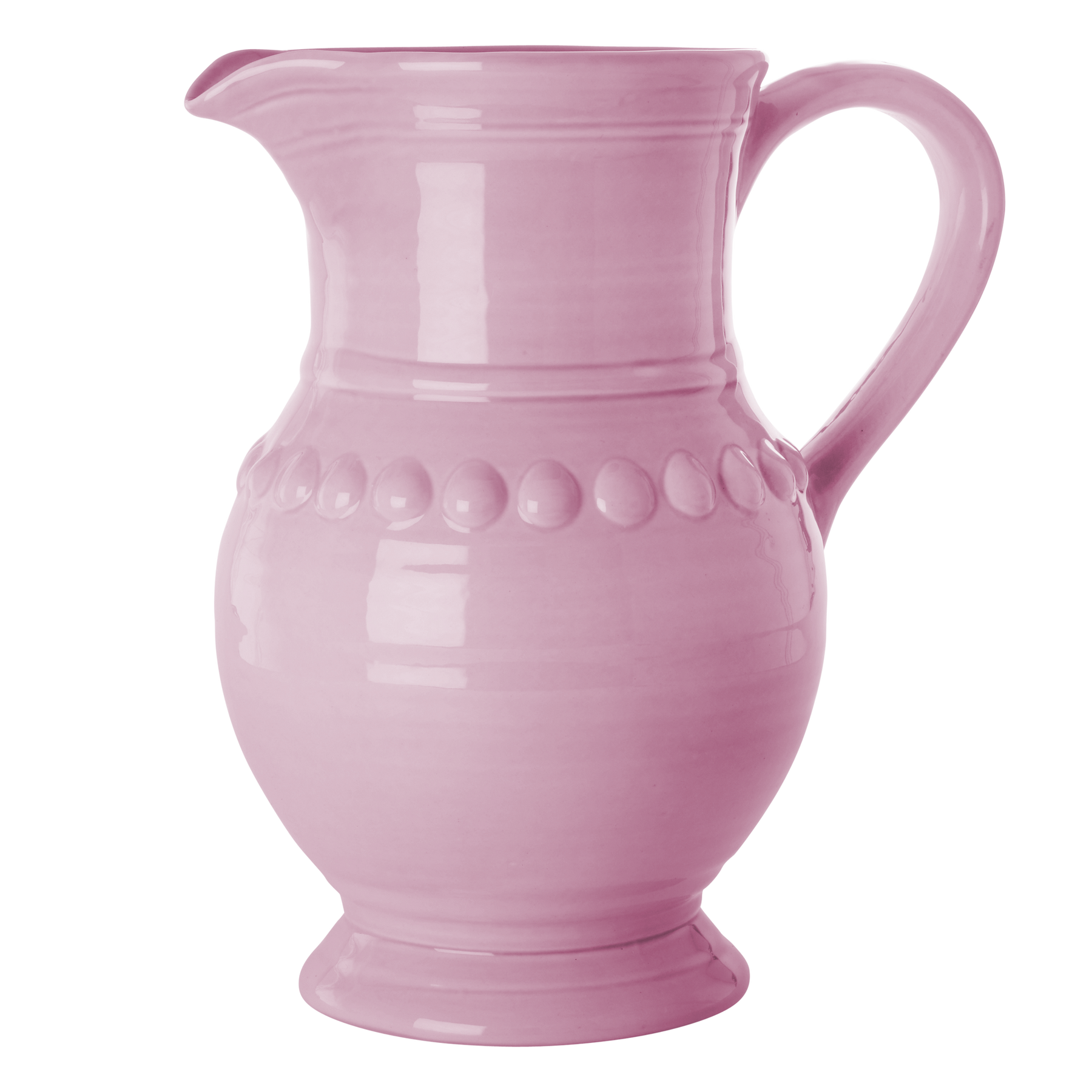 Extra Large Ceramic Jug Soft Pink rice