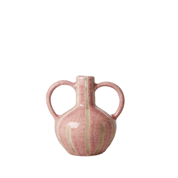 Chehoma - Vaso in ceramica, 9 x 10 cm, colore: Rosa Chehoma - Vaso in ceramica, 9 x 10 cm, colore: Rosa