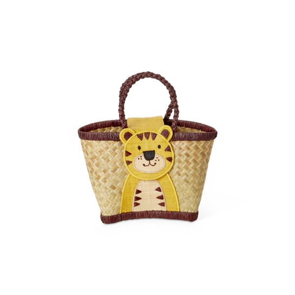 Buy Small Raffia Kids Bag Brown Danish design