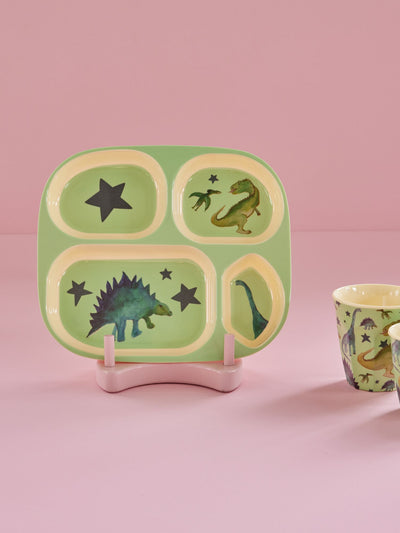Set vaisselle enfant - Vert - Party Animal Print