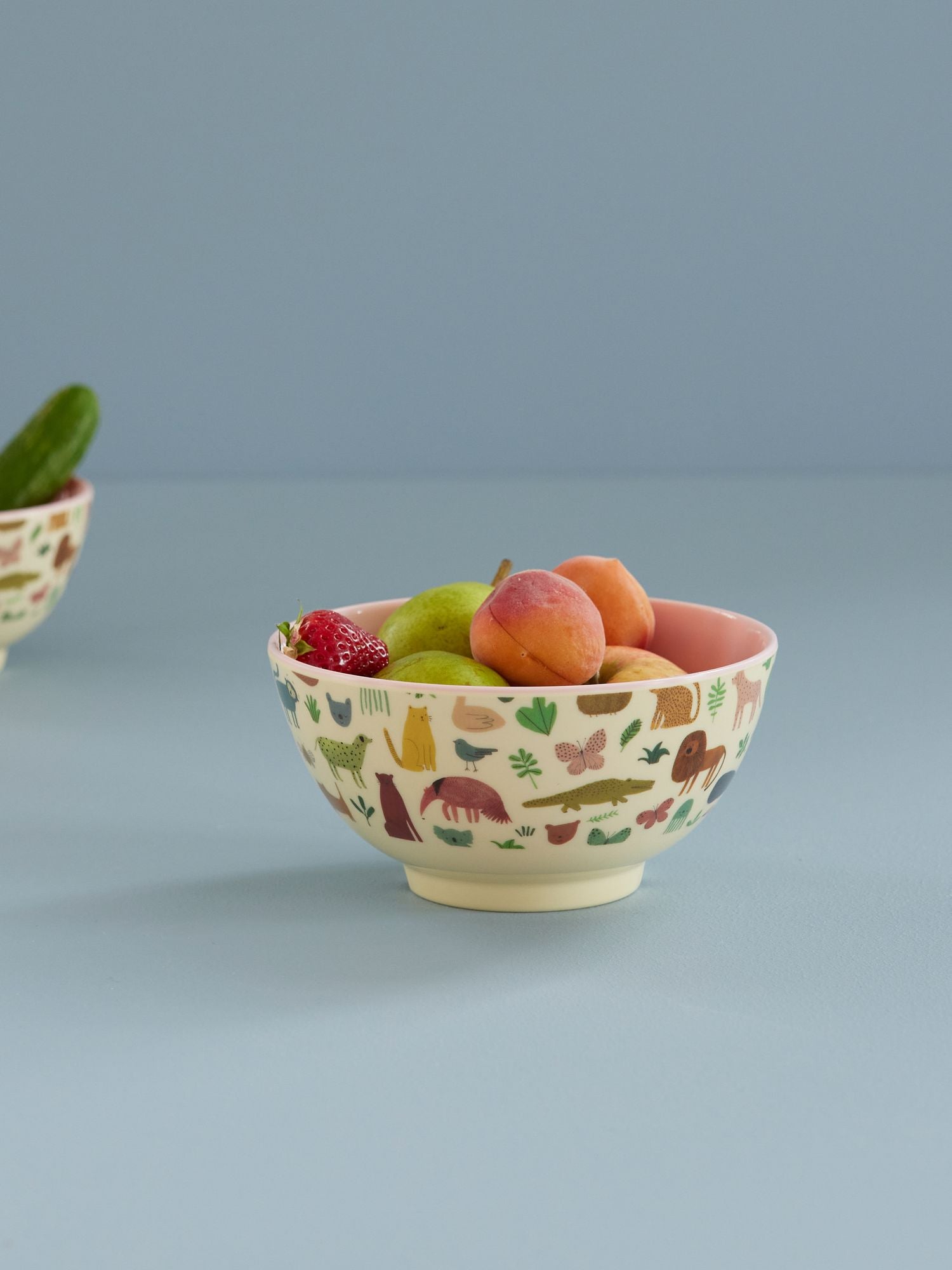Buy Medium Bowl - Soft Pink - Sweet Jungle Print | Danish design