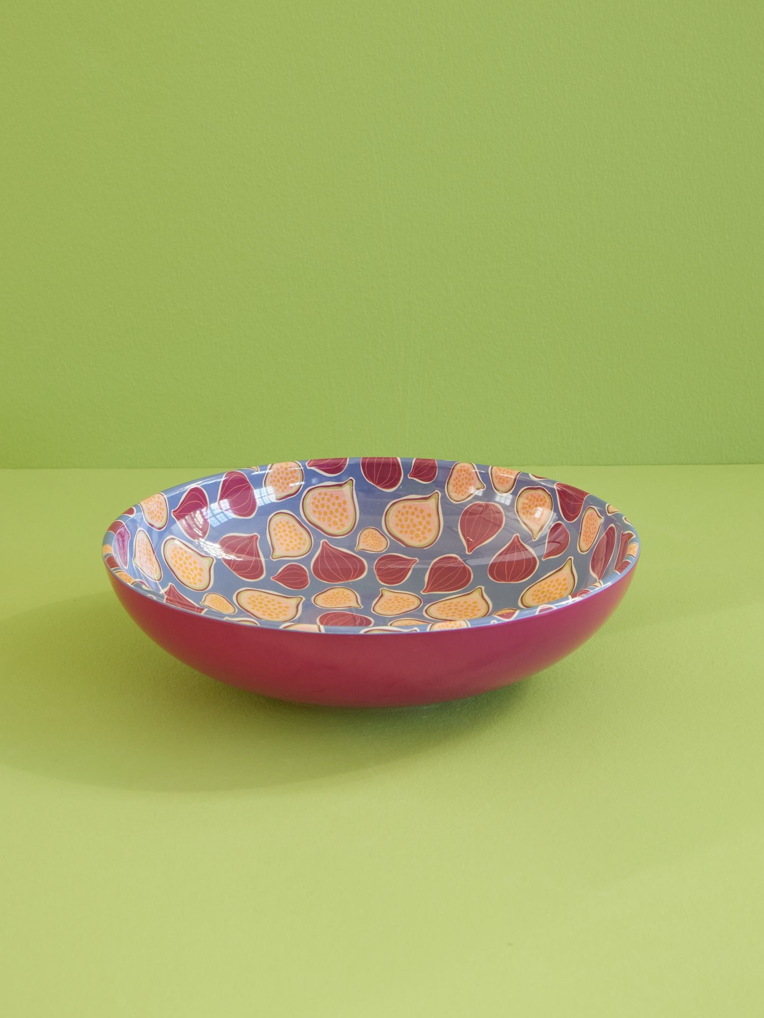 Salad Bowl - Aubergine - Figs In Love Print – rice