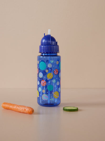 Rice Plastic Kids Drinking Bottle - Party Animal - Lavender