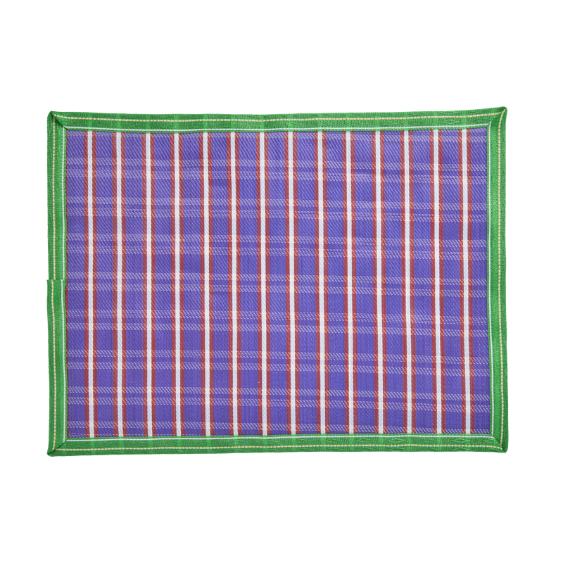 Rectangular Plástico Reciclado Mantel individual - Multicolor