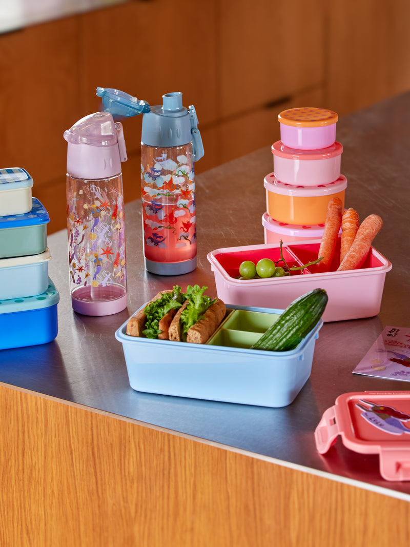 Rund Plastik Lebensmittelboxen - Mehrfarbig - 4er Set Environment