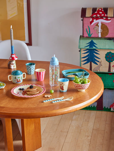 Kleine Kinderbecher - Pink Happy Forest Prints - 6er Pack Environment