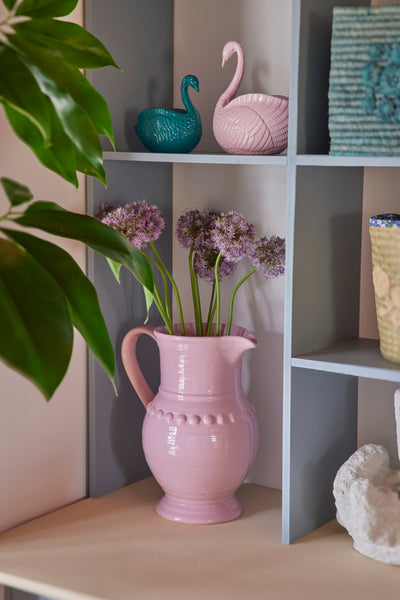 Extra Large Ceramic Jug - Soft Pink Environment