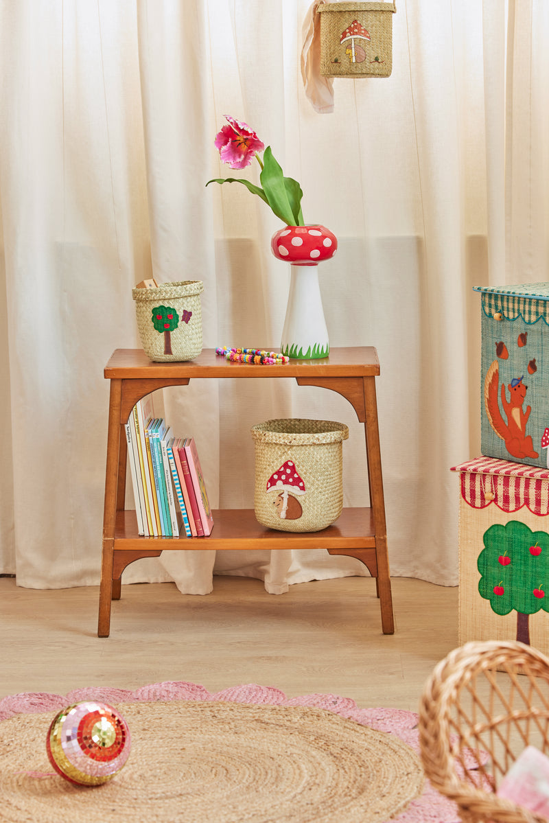 Petit Raphia Panier de rangement - Naturel - Happy Forest Theme Environment