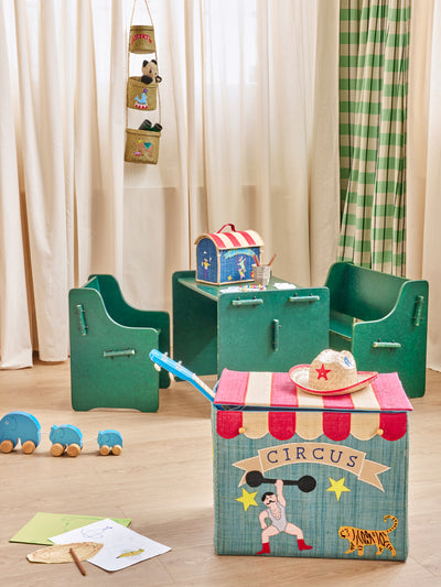 Raphia Panier de rangement - Naturel - Circus Theme Environment