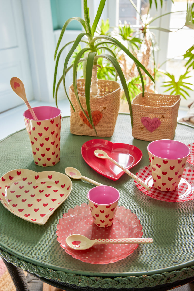 Theelepeltje - Rood - Favorite Hearts Print Environment