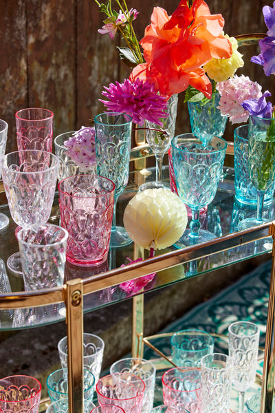 Acrylic Champagne Glass - Pink Environment